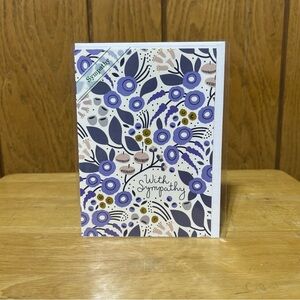 Trader Joe's Gourmet Greeting Card Sympathy Healing Thoughts Mourning Caring NEW